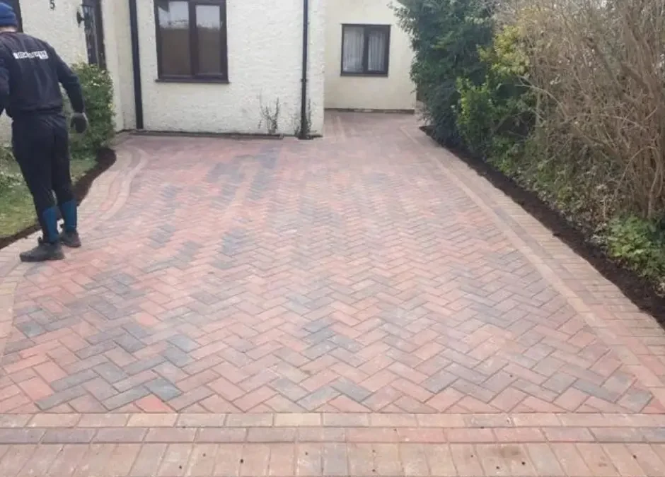 Block paving in Chingford